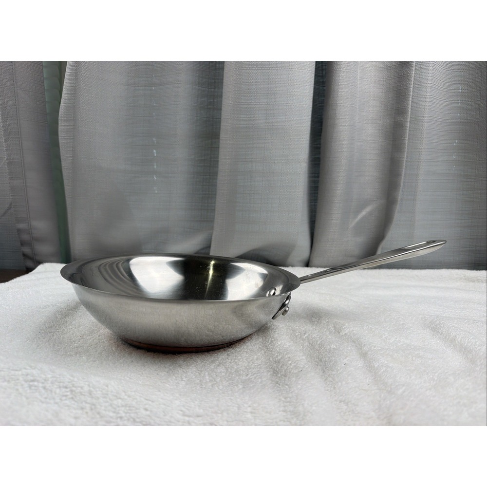 Emeril Lagasse frying pan 8" Stainless Steel Sauté Skillet Silver - No Lid
